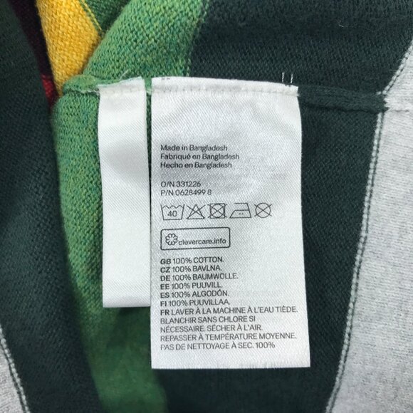 H&M Sweater Boys 8-10 Multicolor Striped Pullover Crew Neck Long Sleeve - Picture 5 of 12